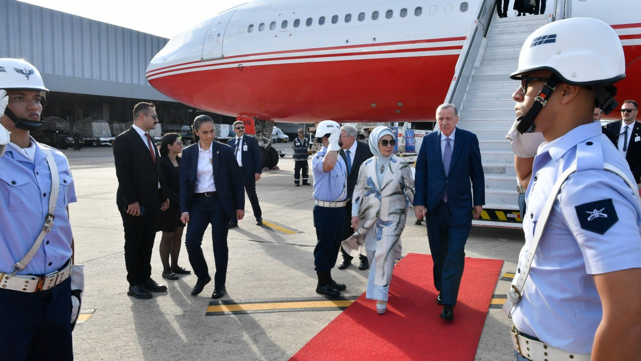 Erdoğan, G20 için Brezilya’ya gitti